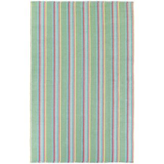 Bar Harbor Margarita Rug (5 X 8) (MargaritaSecondary colors Aqua Blue, Blue Jay, Lime Drop, Pink Blossom, Pink Carnation, Powder BluePattern StripesTip We recommend the use of a non skid pad to keep the rug in place on smooth surfaces.All rug sizes are