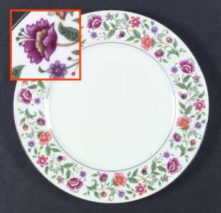 Wilshire House Wind Song Dinner Plate, Fine China Dinnerware   Floral Print Bord