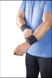 Med Black Mens Wrist Compression