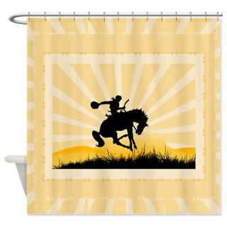  Bronc Rider Shower Curtain  Use code FREECART at Checkout