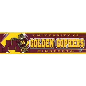 Minnesota Golden Gophers Wincraft NCAA Bumper Sticker