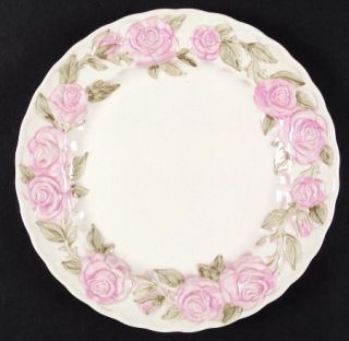 Metlox   Poppytrail   Vernon Vernon Rose Pink Dinner Plate, Fine China Dinnerwar