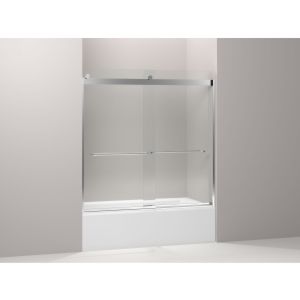 Kohler K 706006 L SH  Sliding bath door, 59 3/4 H x 56 5/8   59 5/8 W, with 1/