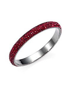 ABS by Allen Schwartz Jewelry Pave Bangle Bracelet   Red