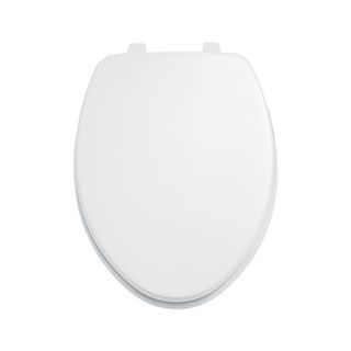 American Standard White Elongated Toilet Seat (WhiteDimensions 2 inches high x 14 inches wide x 18.5 inches deep Shape Elongated )