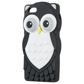 Owl Cell Phone Case   Black