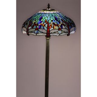 Tiffany style Dragonfly Floor Lamp