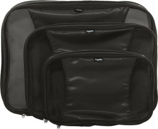 Womens baggallini CMP805 Compression Packing Cubes Set of 3   Black Toiletry Ba