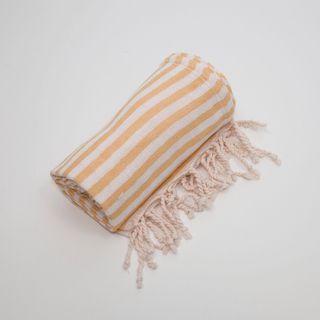 Authentic Pestamal Fouta Orange Turkish Cotton Bath/ Beach Towel (Melon orangeMaterials 100 percent Turkish cottonCare instructions Machine washableDimensions 36 inches wide x 73 inches long The digital images we display have the most accurate color po