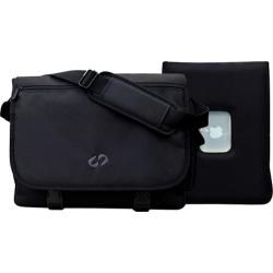 Maccase Messenger With 13in Macbook Sleeve Black