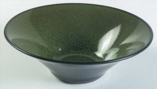 Gabbay Fusion Wasabi Soup/Cereal Bowl, Fine China Dinnerware   Green,Speckled Ce
