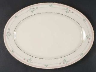 Lenox China Rose Manor Pink 13 Oval Serving Platter, Fine China Dinnerware   Me