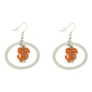 San Francisco Giants AMINCO INC. Fashion Hoop Earrings Aminco