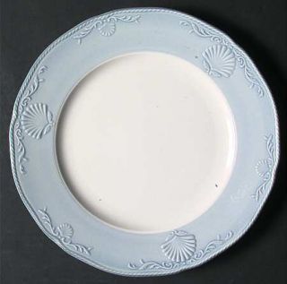 Mikasa South Hampton Blue Dinner Plate, Fine China Dinnerware   Blue Rim, Emboss