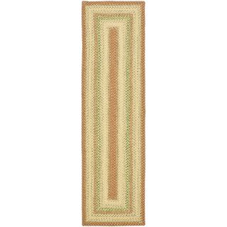 Hand woven Country Living Reversible Rust Braided Rug (23 X 14)