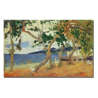 Trademark Global Inc Paul Gauguin By the Seashore Minique 1887   47W x 30H in.
