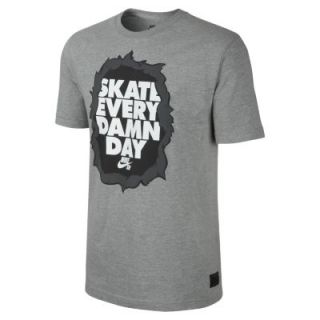 Nike SB Burst Mens T Shirt   Dark Grey Heather