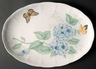 Lenox China Butterfly Meadow 16 Oval Serving Platter, Fine China Dinnerware   M