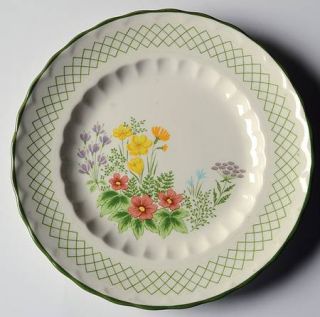 Metlox   Poppytrail   Vernon Meadow Salad Plate, Fine China Dinnerware   Floral