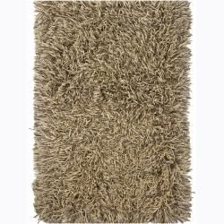 Handwoven Cyrolli Flat cut Pile New Zealand Wool Shag Area Rug (5 X 76) (Beige, ivory, greyPattern Shag Tip We recommend the use of a  non skid pad to keep the rug in place on smooth surfaces. All rug sizes are approximate. Due to the difference of moni
