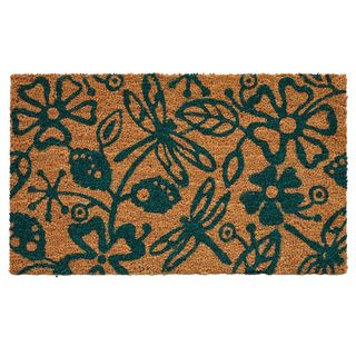 Dragonflies Coir/ Vinyl Weather resistant Doormat (15 X 25)