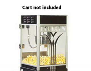 Gold Medal Retro Popcorn Machine w/ 4 oz EZ Kleen Kettle & Black Dome, 120/240V