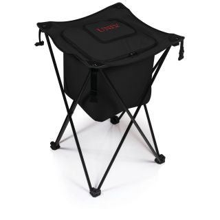 Picnic Time University Of Nevada Las Vegas Rebels Sidekick Portable Cooler (BlackMaterials Polyester; PVC liner and drainage spout; steel frameDimensions Opened 18.5 inches Long x 18.5 inches Wide x 27.8 inches HighDimensions Closed 8 inches Long x 8 i