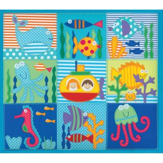 Amanda Blu Embroidered Postbound Album 12x12 sea Life