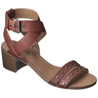 Womens Mossimo Supply Co. Kat Block Heel Sandal   Cognac 8.5