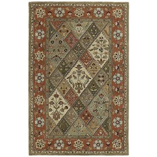 Royal Taj Multi Hand tufted Wool Rug (36 X 53)