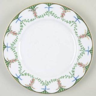 Raynaud Festivites Large Dinner Plate, Fine China Dinnerware   Menton / Empire,