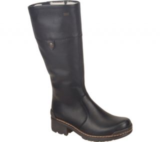 Womens Rieker Antistress Sybille 72   Black Smooth Boots