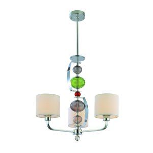 Troy Lighting TRY F2383PC Fizz 3 Light Chandelier