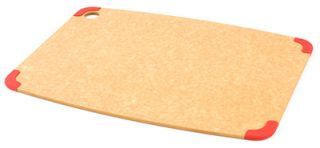 Epicurean Non Slip Cutting Board, 17.5x13 in, Natural/Red