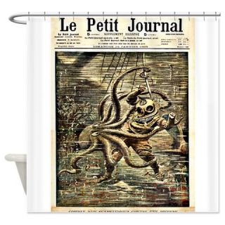  DIVER VS OCTUPUS_edited 1.psd Shower Curtain  Use code FREECART at Checkout