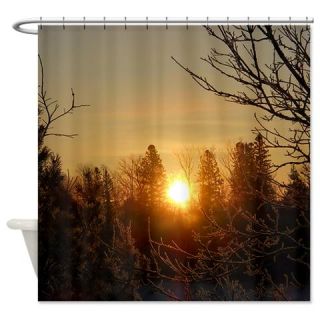  Sunrise in the Trees Shower Curtain  Use code FREECART at Checkout
