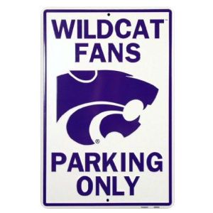 Kansas State Wildcats Parking Sign