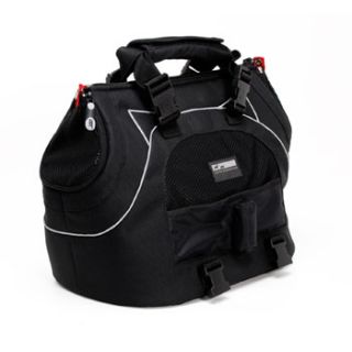 Universal Sport Bag Plus Waste Bag Dispenser Pet Carrier in Black, 10.5 L X 12.5 W X 17.75 H