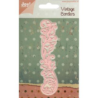 Joy Craft Dies vintage Borders/flower Swirl 1, 1x4.75