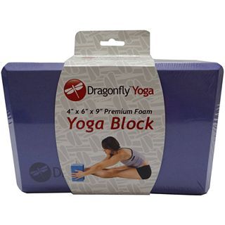 DragonFly Premium Foam Yoga Block, Purple