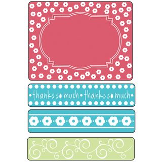 Sizzix Textured Impressions Embossing Folders 4/pkg ornate Frames With Borders