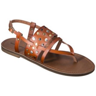 Womens Mossimo Supply Co. Sonora Flat Sandal   Cognac 8