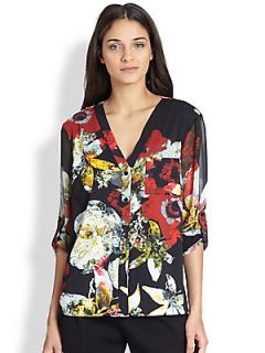 Alice + Olivia Colby Blouse   Blossom Montage