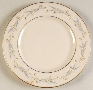 Marquise Rhapsody Bread & Butter Plate, Fine China Dinnerware   Blue Flowers & L