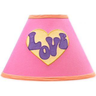 Sweet Jojo Designs Pink Groovy Lamp Shade (Pink/orangeMaterials 100 percent cottonDimensions 7 inches high x 10 inches bottom diameter x 4 inches top diameterThe digital images we display have the most accurate color possible. However, due to difference