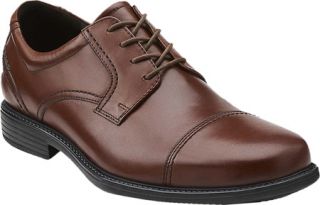 Mens Clarks Quid Fargus   Brown Leather Lace Up Shoes