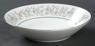 Noritake Blythe Fruit/Dessert (Sauce) Bowl, Fine China Dinnerware   Pastel Flora