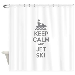  Keep calm and jet ski Shower Curtain  Use code FREECART at Checkout