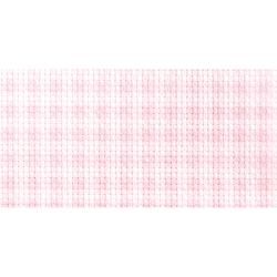 Impressions Aida Needlework Fabric 14 Count 14x18 white W/baby Pink Gingham (14x18. )