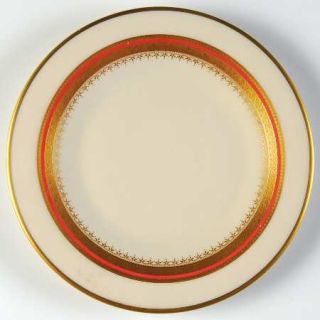 Franciscan Monaco Bread & Butter Plate, Fine China Dinnerware   Orange Band,Gold